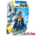 Batman figura - 10cmes kék-szürke Batman klasszikus mesehős játék figura 5 ponton mozgatható - DC Ma