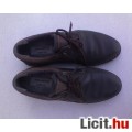 MARC Fekete fűzős bőr férficipő 40-es