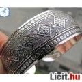 Eladó Tibeti ezüst karkötő, karperec 2,5 cm széles!