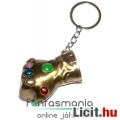x Fém Kulcstartó - Marvel Bosszúállók - Thanos kesztyű - Végtelen Háború / Infinity War fém kulcstar