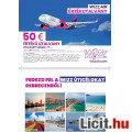 Eladó 50 euro értékű Wizz air vásárlási utalvány