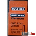 Faipari tűzőgép kapcsok 23, 28, 30, 32 mm hosszúságokban