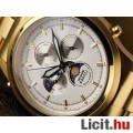 Ferfi Karora-DETOMASO NAPOLI HERRENUHR MONDPHASE EDELSTAHL GOLD*NEU*