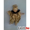 *Bohóc figura Porcelán fej Arany ruha