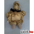 *Bohóc figura Porcelán fej Arany ruha