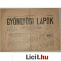 Eladó GYÖNGYÖSI LAPOK - 1914 - XXXVI. évf. 21. sz. - GYŰJTŐKNEK!