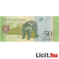 50  Bolívares 2015 Venezuela Új Enyhén Hajtott