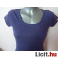 "H&M" padlizsán lila rövid ujjú, minőségi női felső (M-XL)