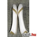 Eredeti Nike valódi bőr Roubaix arany - fehér balerina cipő bth:23,5