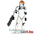 Star Wars figura - 10cm-es Clone / Klón Pilóta figura levehető sisakkal és pisztollyal - csom. nélkü