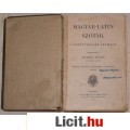 Burián : Magyar-latin szótár (1907) - ANTIKVÁR ÉRDEKESSÉG!