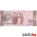 10  Bolívares 2014 Venezuela Új és Hajtatlan
