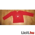 	tündéri piros rózsás pulóver,méret:116