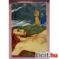Tragédia a Golgotán, Olaj-vászon festmény Jézussal