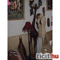Hatalmas egzotikus fa zsiráf szobor. 215 cm !!