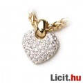 Eladó 	Szív medál ,Swarovski kristály, mágneses