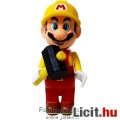 KNex Nintendo Super Mario figura - Mario Maker minifigura kalapáccsal 4-5-es mozgatható, kompatibili