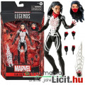 16cm-es Marvel Legends Silk női Pókember / Spider-Man figura hálóval és cserélhető fejjel - extra-mo