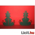 fa karácsonyfa dekoráció,gyertyatartó