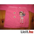  Rózsaszín hátulgombolós pulóver/kabát