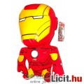 22cmes Bosszúállók plüss - Iron Man / Vasember plüss játék figura világító szemekkel és hangeffektte