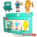 3db Adventure Time / Kalandra Fel figura - Finn, Jake kutya és BMO / Zizgő mozgatható pixel figurák 