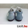 # Kék-fehér lyukacsos sportos bőr fél cipő 37-es