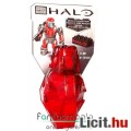 Halo Drop Pod - piros ODST Spartan figura fegyverrel