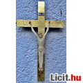 Eladó 38.. Antik ELEFÁNTCSONT Jézus Krisztus 16 cm, 34 cm-es aranyozott fesz