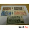 Csehszlovák papírpénzek 4 db