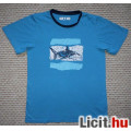 Eladó 146-152-es cápás póló (kék)