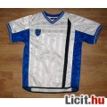 Fehér /kék focis póló,méret:140