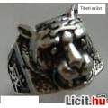 Eladó Tibeti ezüst gyűrű tigrisfejjel, 18mm!