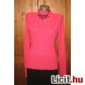 pink kötött bordás BEBE pulóver,méret.38/40