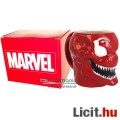 3D Marvel dombormű bögre - Carnage / Mészárszék piros Venom-szerű Pókember ellenség fej formával, Ma