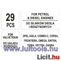 Vezérlés rögzítő készlet 29 részes (Diesel és benzin) Opel YATO