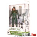 18cm-es Green Arrow / Zöld Íjász figura csuklyás TV megjelenéssel, íjjal, nyilakkal