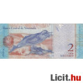 2  Bolívares 2007 Venezuela Használt Állapotban