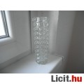Retró üveg váza,17cm magas,hibátlan