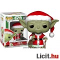10cmes Funko POP Star Wars Yoda / Joda jedi figura Télapó / Mikulás karácsonyi ruhában - Csillagok H