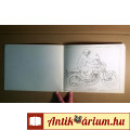The Motorcycle Coloring Book (Christine Gansberger) 1974 (Made in USA)