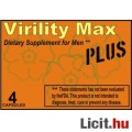 Virility Max Plus Potencianövelő Férfiaknak 4 db