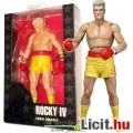 18cm-es Rocky IV figura - Ivan Drago / Dolph Lundgren NECA figura sárga Apollo-elleni nadrágban, nyu