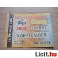Eladó Havi  Bérlet 2003   Szeptember