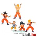 Dragon Ball / Dragonball figura - hiányos Son Goku, Gohan, 5db retro Boolz mini figura - használt