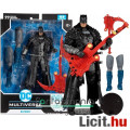 18cm-es DC Multiverse Batman Death Metal figura gitárral, BAF Darkfather alkatrésszel, alátehető tal
