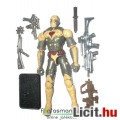 GI Joe figura - Sand Viper maszkos cobra katona figura gépfegyverekkel, felszereléssel és talppal - 