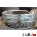 Eladó Tibeti ezüst karkötő, karperec 3 cm széles!