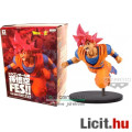 16-18cm-es Dragon Ball Z / Dragonball figura - Son Goku Super Saiyan God vörös hajjal - Banpresto FE