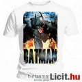 eredeti Batman póló - felnőtt S méret - hivatalos Dark Knight / Sötét Lovag póló nagy színes mintáva